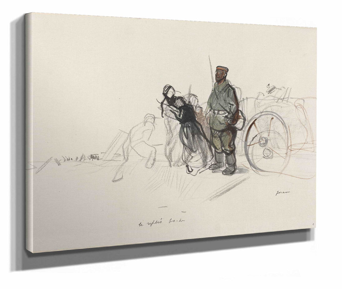 Le Replis Boche  by Jean Louis Forain