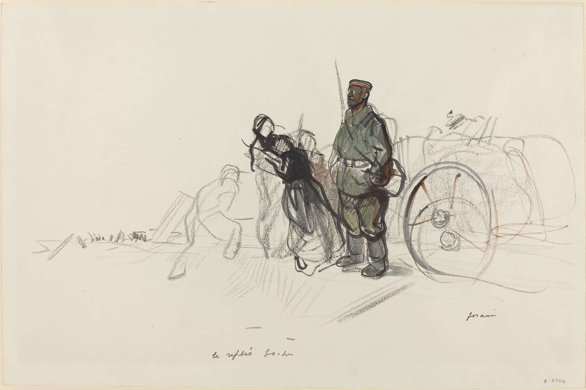 Le Replis Boche  by Jean Louis Forain
