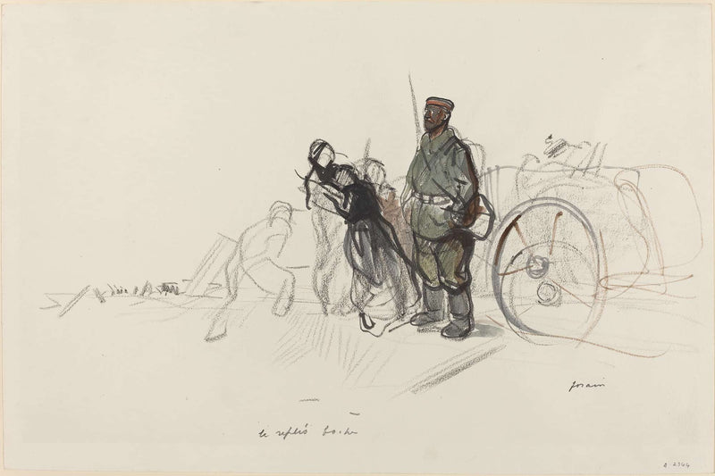 Le Replis Boche  by Jean Louis Forain