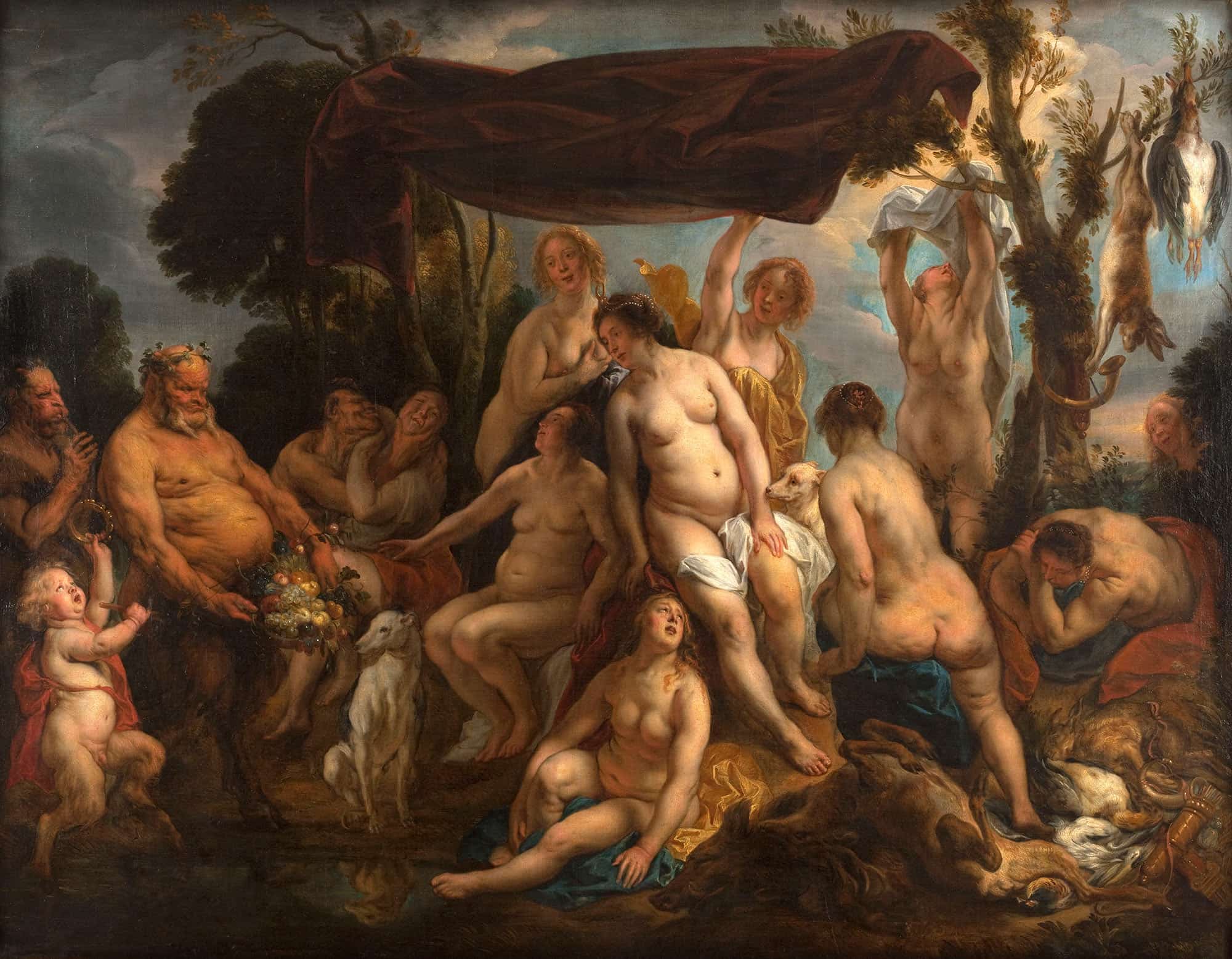 Le Repos De Diane by Jacob Jordaens