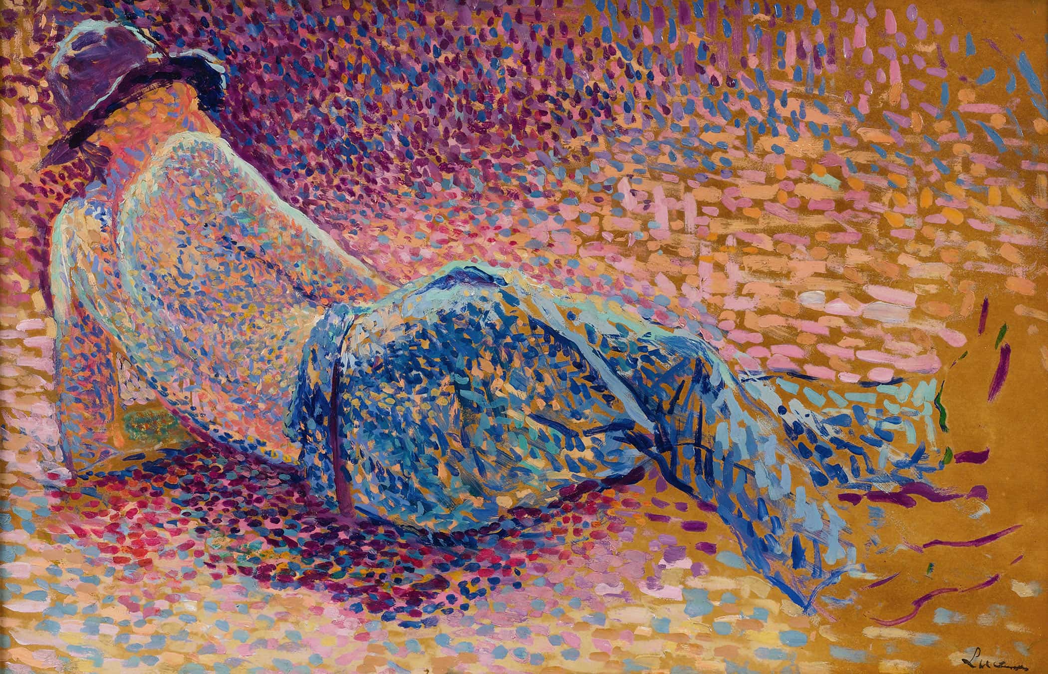 Le Repos De Louvrier by Maximilien Luce