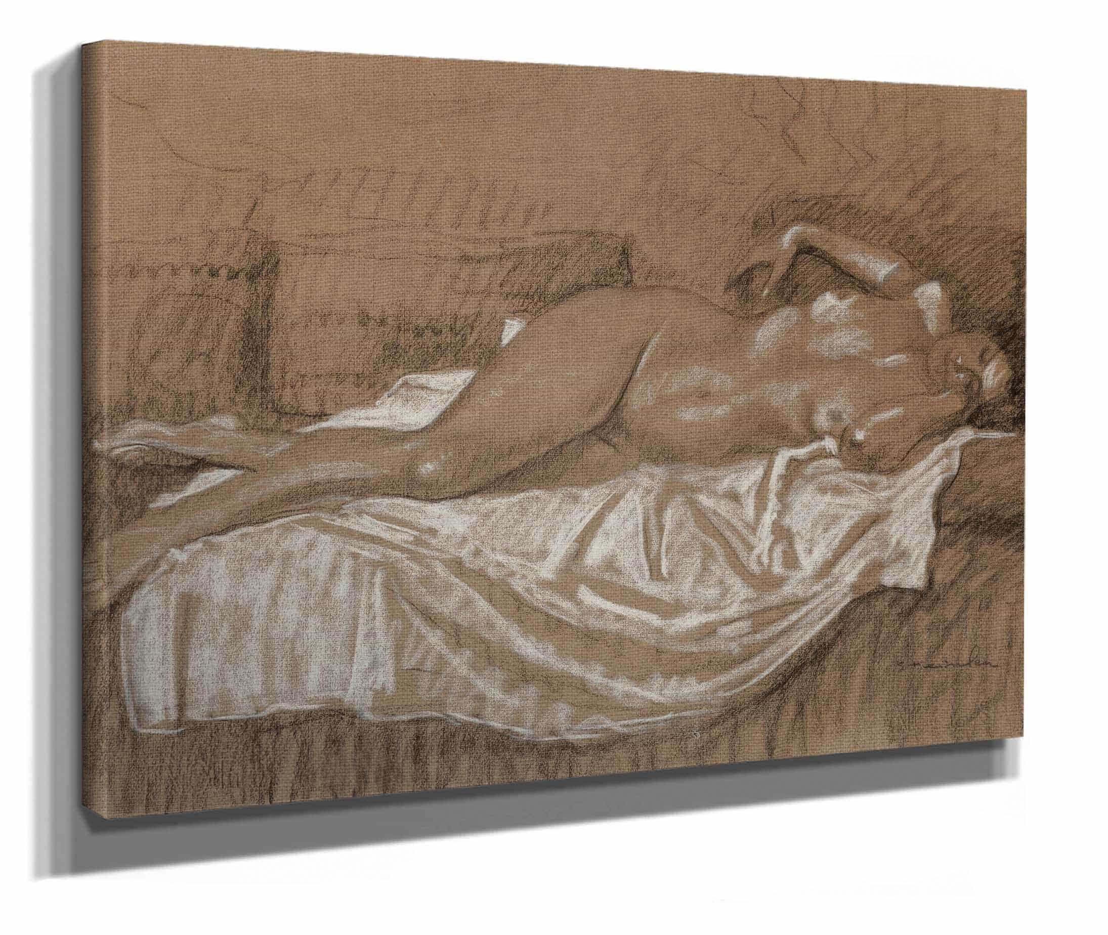 Le Repos Du Modele by Theophile Alexandre Steinlen