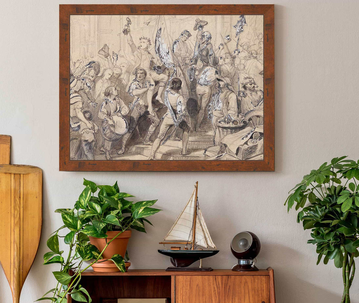 Le Retour De La Prise De La Bastille by Paul Delaroche