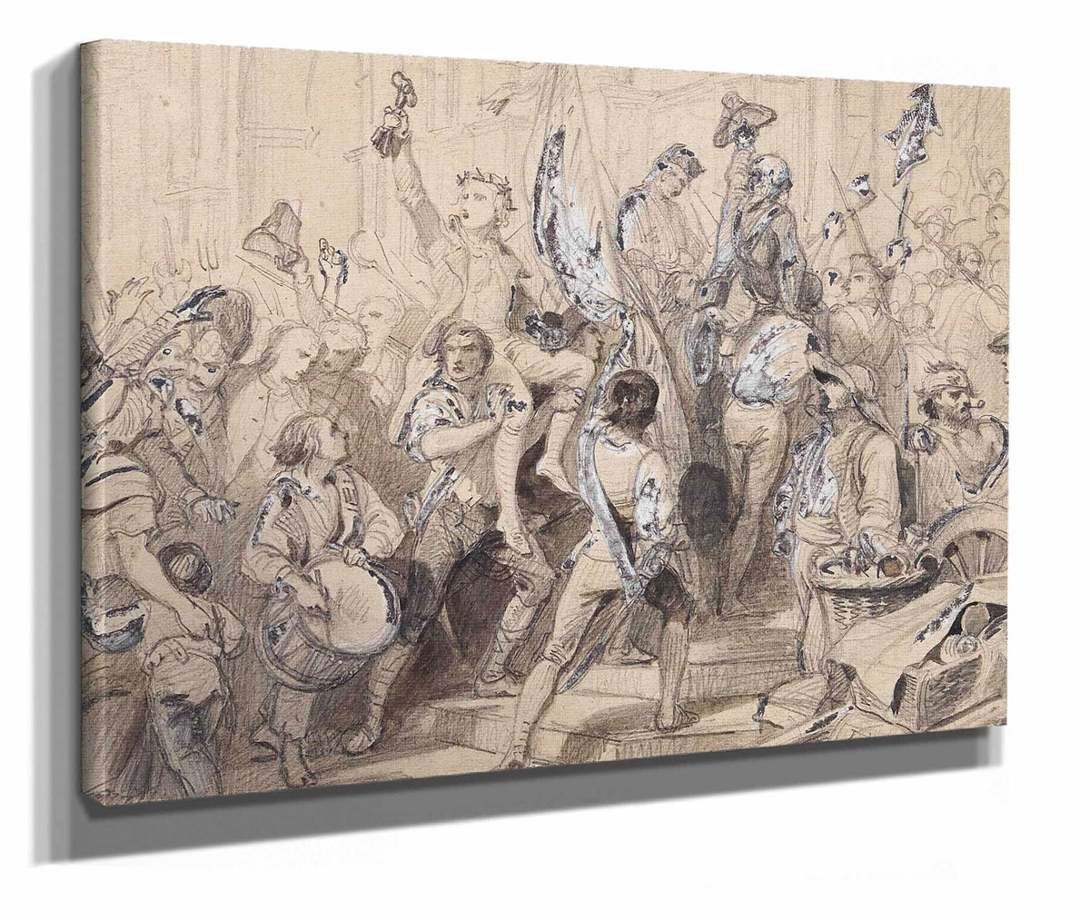 Le Retour De La Prise De La Bastille by Paul Delaroche