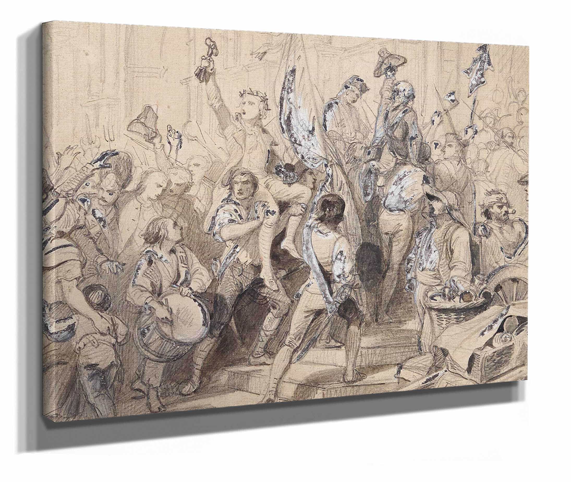 Le Retour De La Prise De La Bastille by Paul Delaroche
