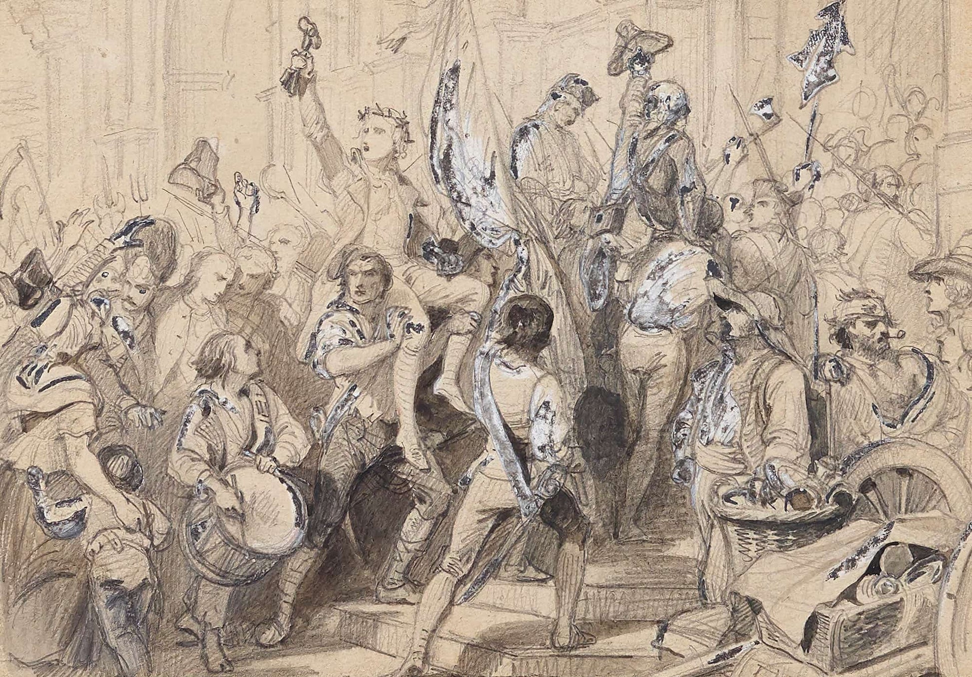 Le Retour De La Prise De La Bastille by Paul Delaroche