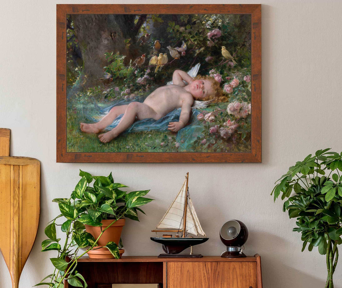 Le Reveil De Lamour by Leon Jean Basile Perrault