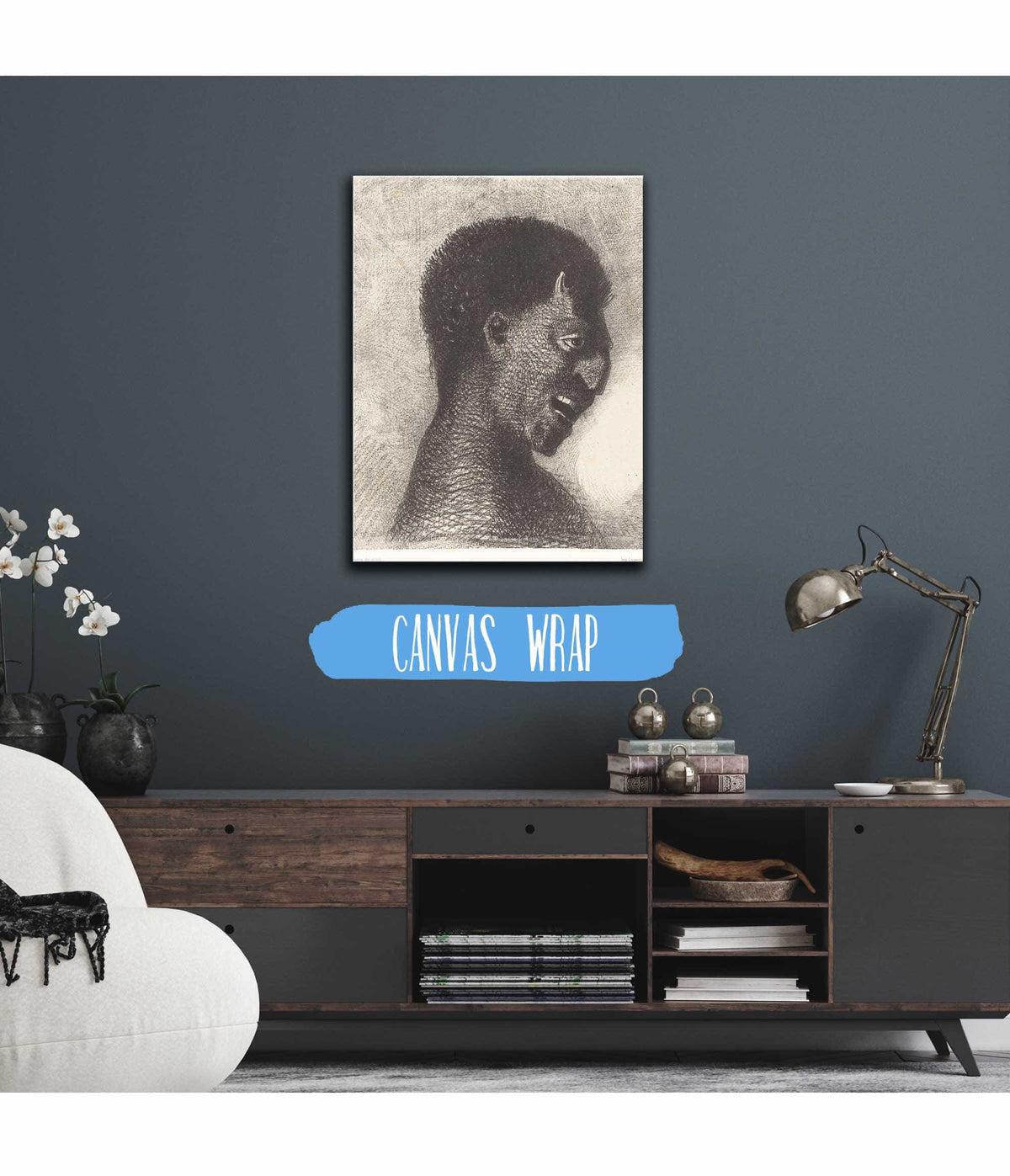 Le Satyre Au Cynique Sourire The Satyr With The Cynical Smile by Odilon Redon