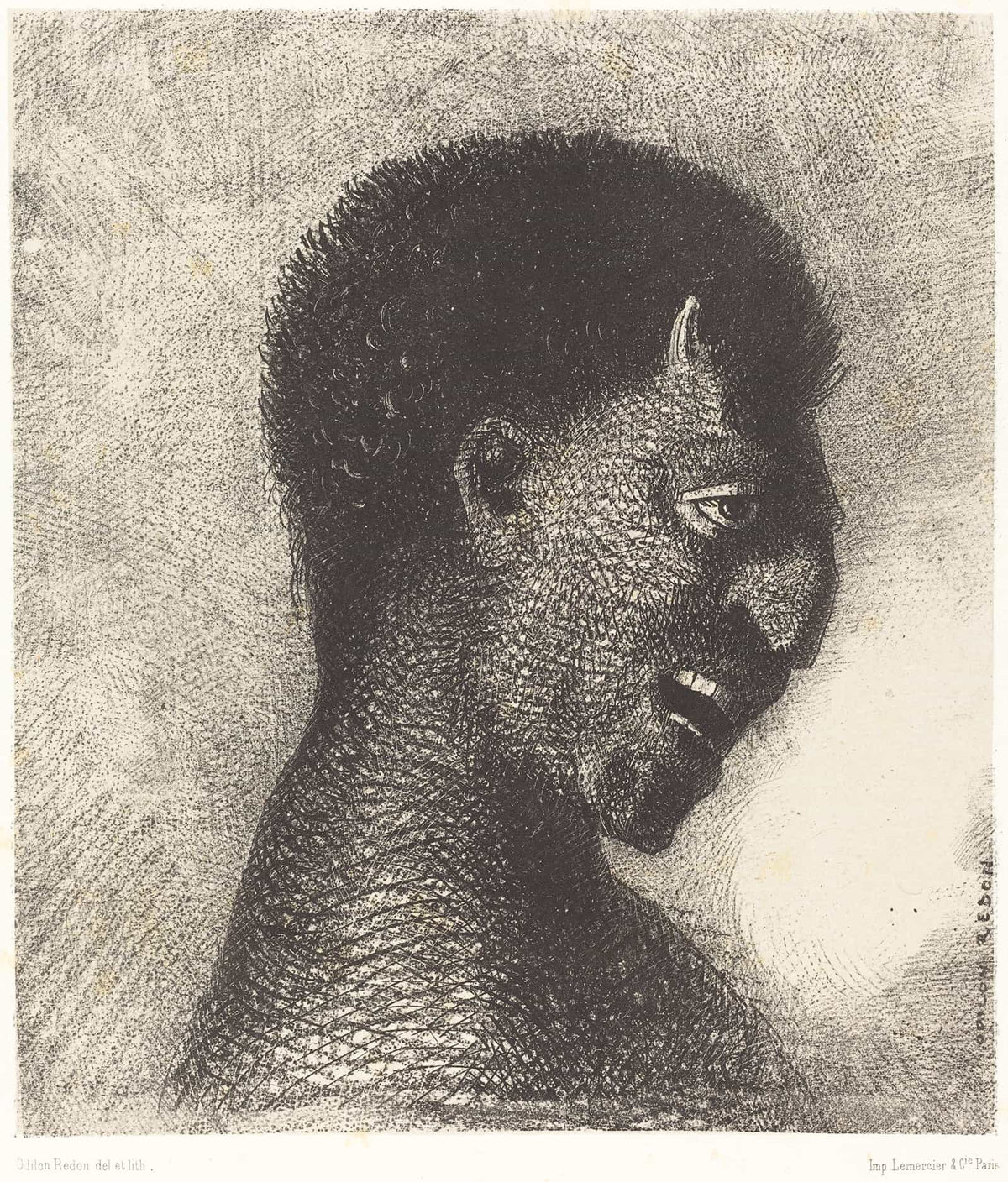 Le Satyre Au Cynique Sourire The Satyr With The Cynical Smile by Odilon Redon
