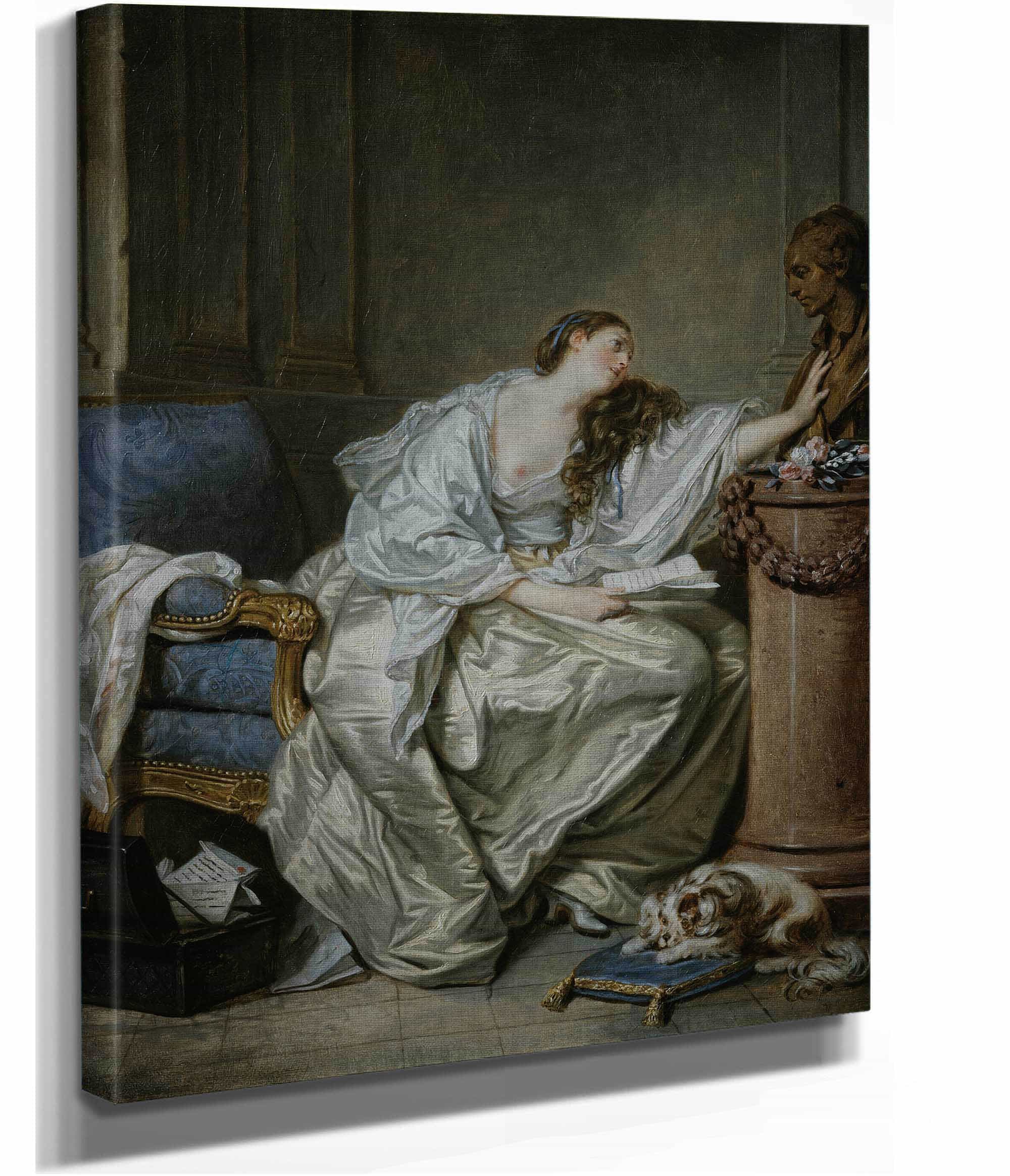 Le Tendre Ressouvenir Tender Memory  by Jean Baptiste Greuze
