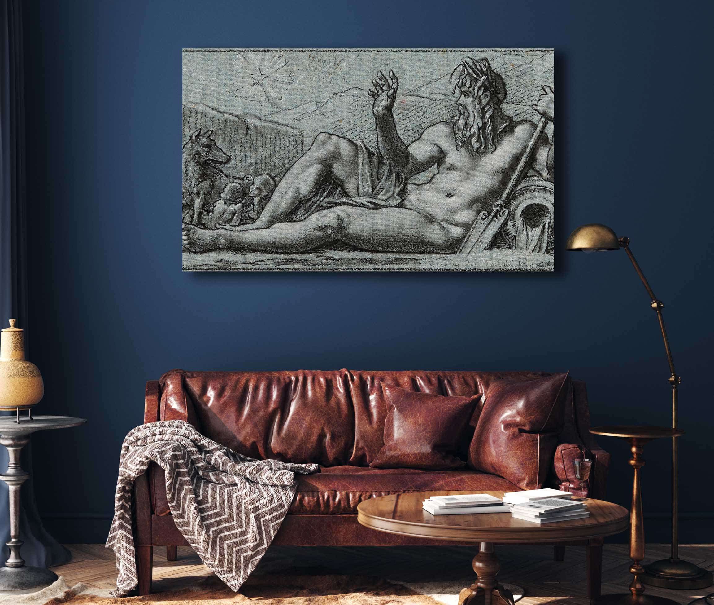 Le Tibre Voit Se Lever Lastre Naissant by Pierre Paul Prudhon