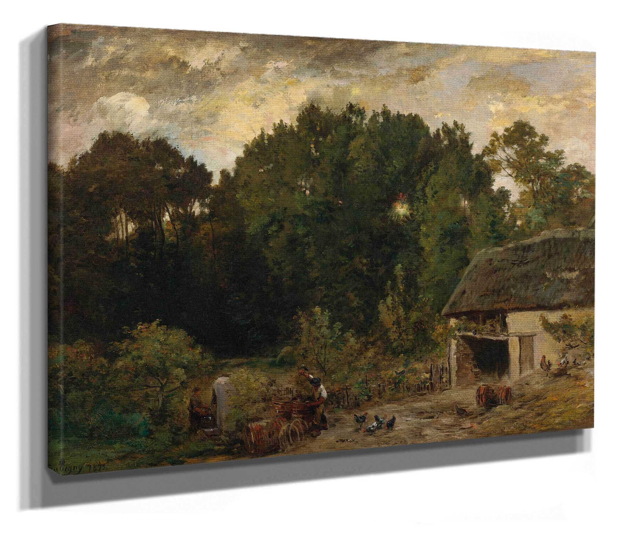 Le Tonnelier by Charles Francois Daubigny