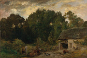 Le Tonnelier by Charles Francois Daubigny