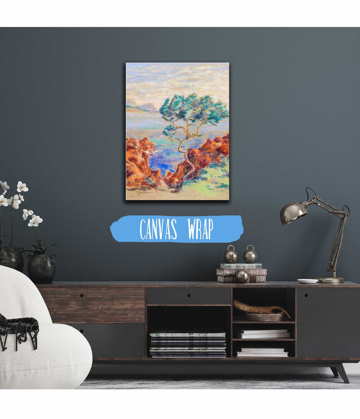 Le Trayas Paysage Du Midi by Armand Guillaumin