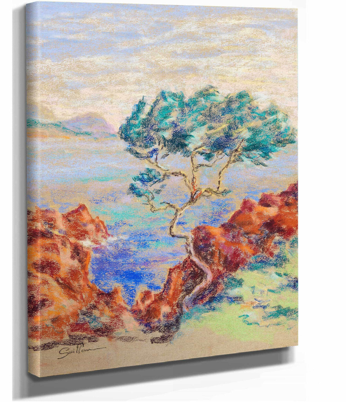 Le Trayas Paysage Du Midi by Armand Guillaumin