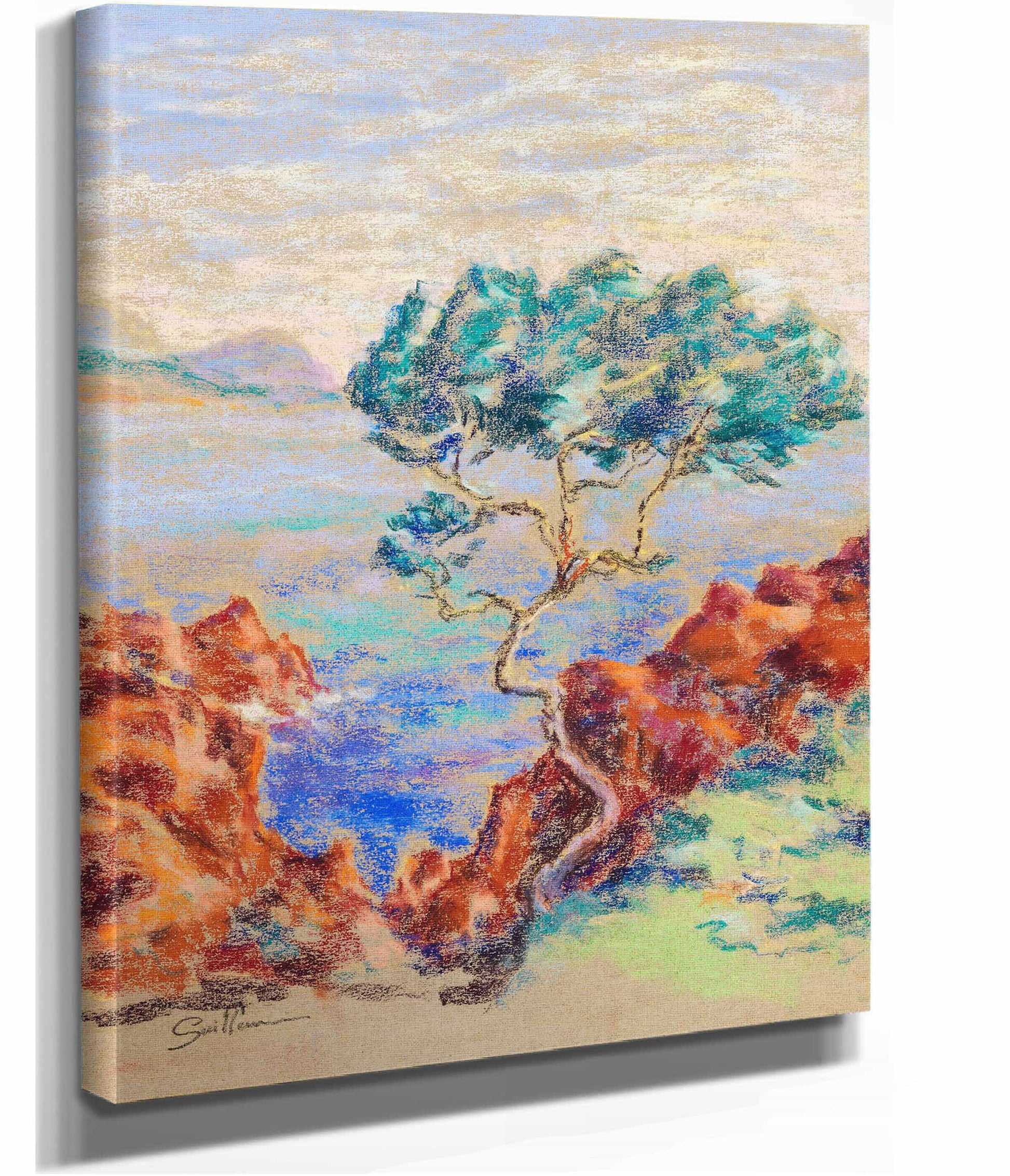 Le Trayas Paysage Du Midi by Armand Guillaumin