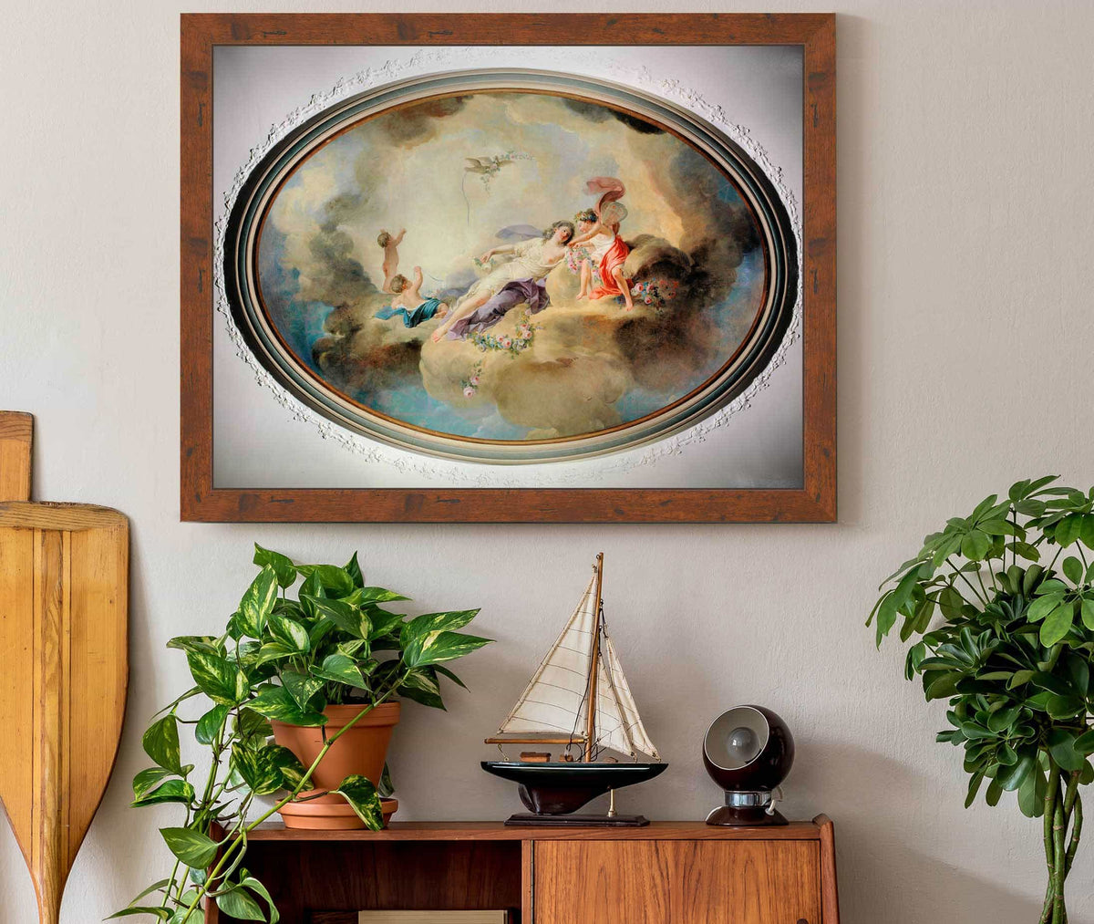 Le Triomphe De Flore by Louis Jean Francois Lagrenee