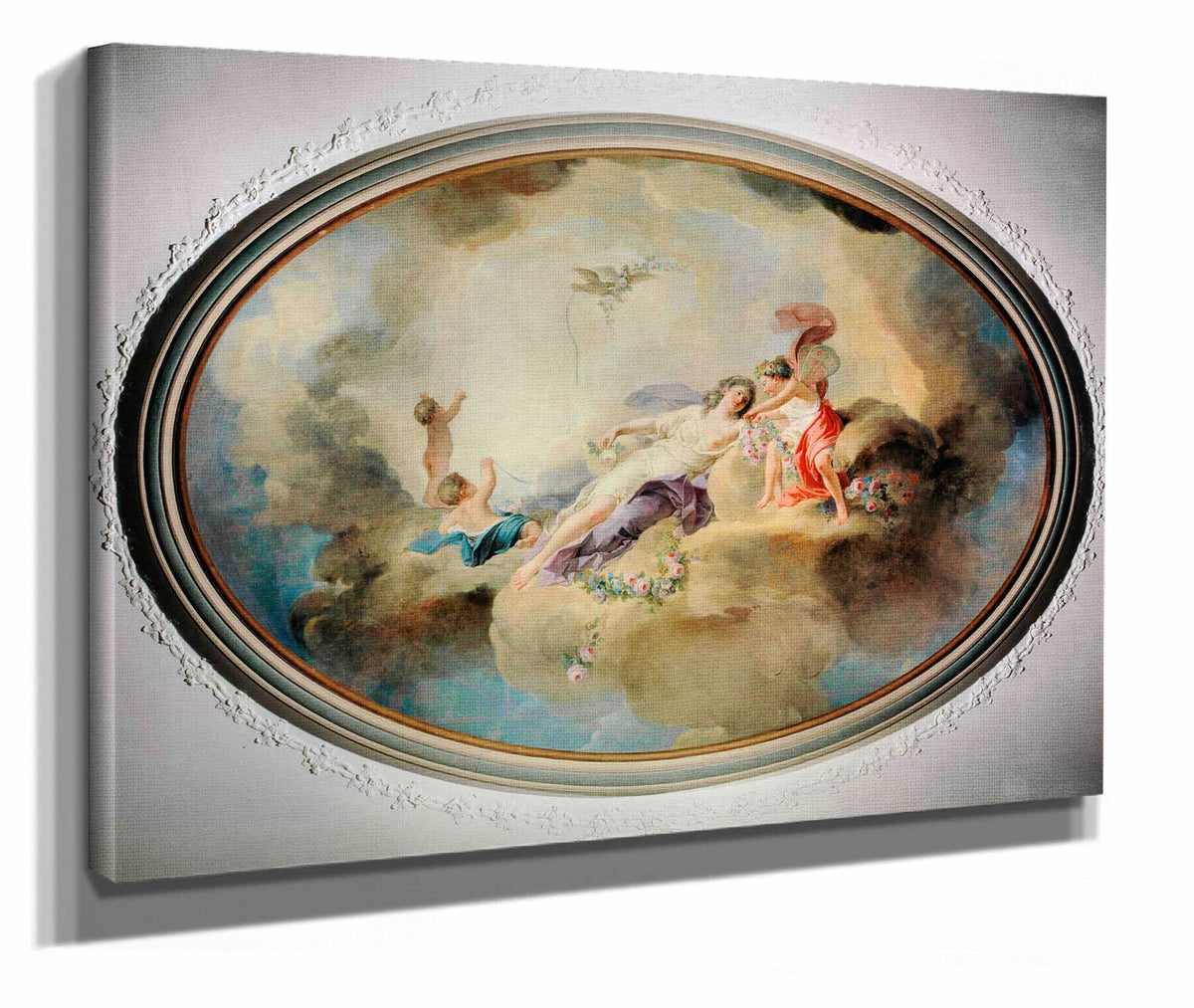 Le Triomphe De Flore by Louis Jean Francois Lagrenee