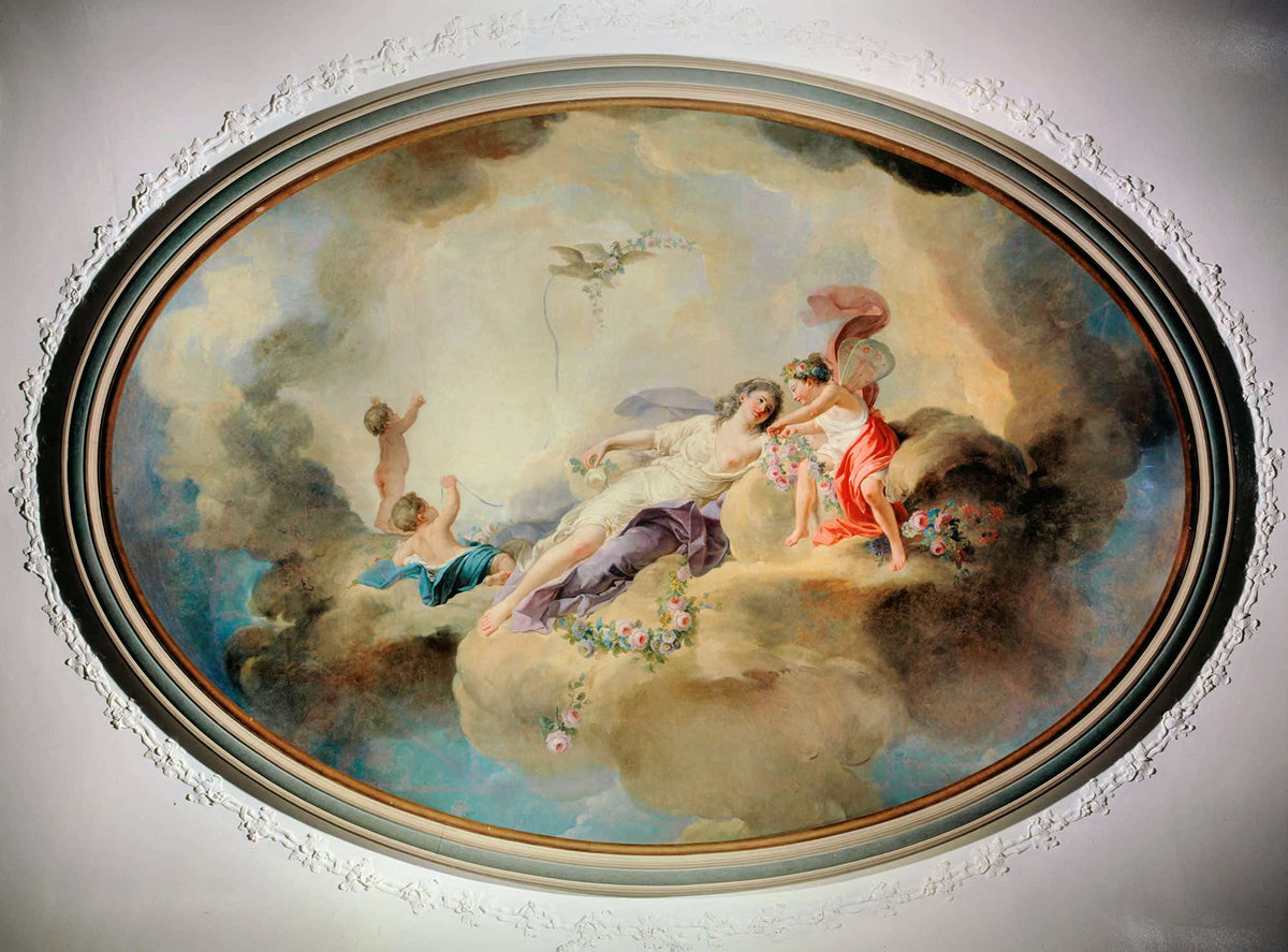 Le Triomphe De Flore by Louis Jean Francois Lagrenee