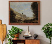 Le Vallon Au Cavalier by Jean Baptiste Camille Corot