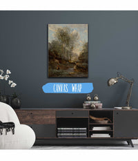 Le Vallon Des Chevres Souvenir Du Lac De Garde by Jean Baptiste Camille Corot