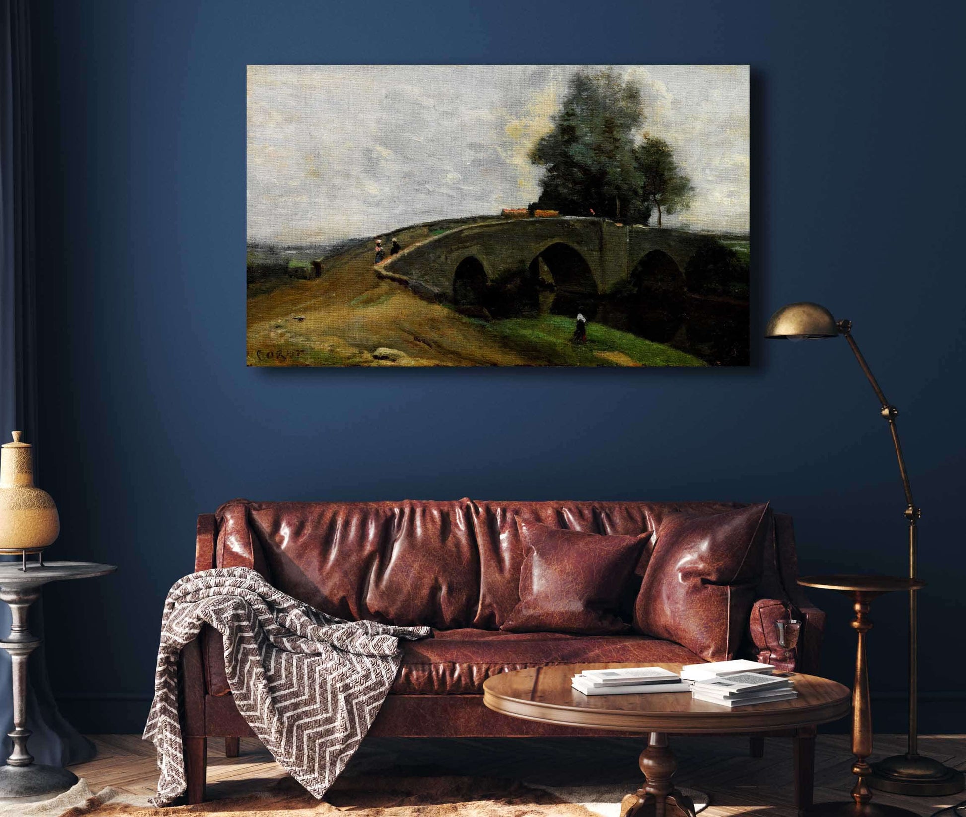 Le Vieux Pont by Jean Baptiste Camille Corot