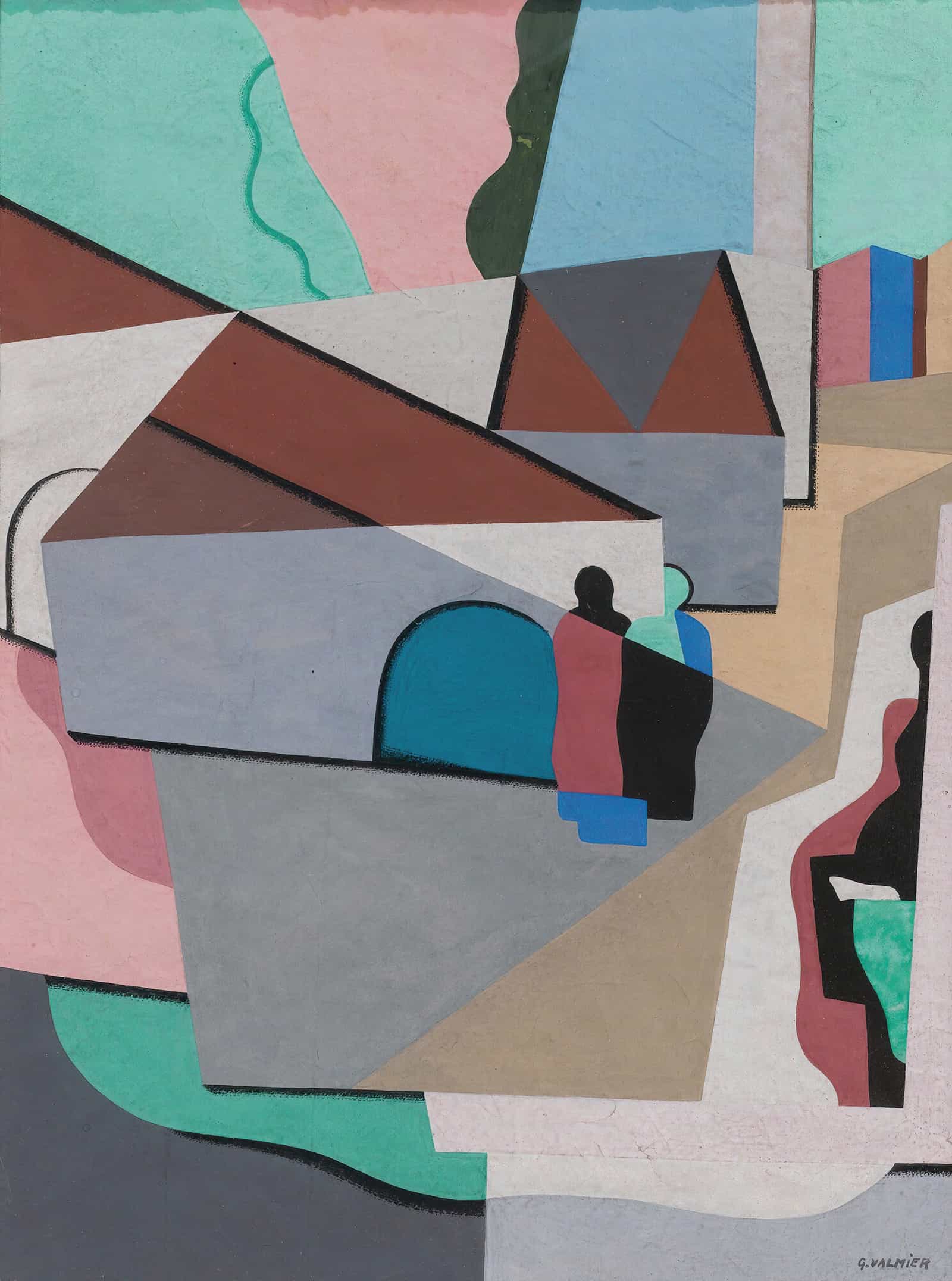 Le Village by Georges Valmier