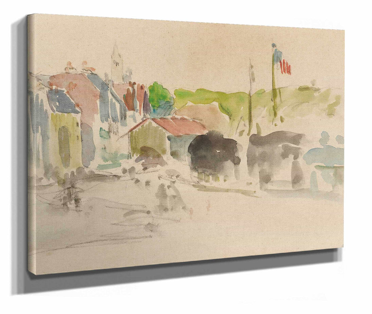 Le Village by Paul Gauguin