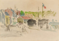 Le Village by Paul Gauguin