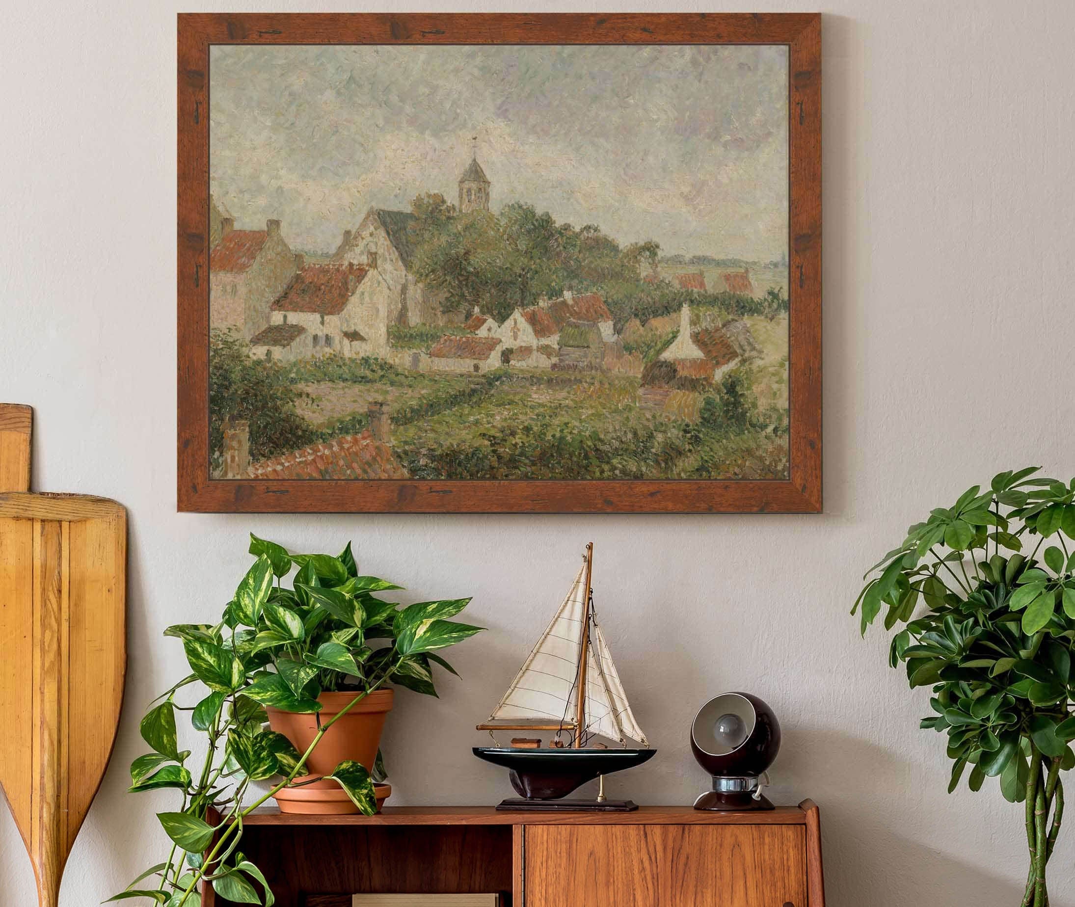 Le Village De Knocke by Camille Pissarro