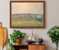 Le Village Deragny The Village Of Eragny by Camille Pissarro