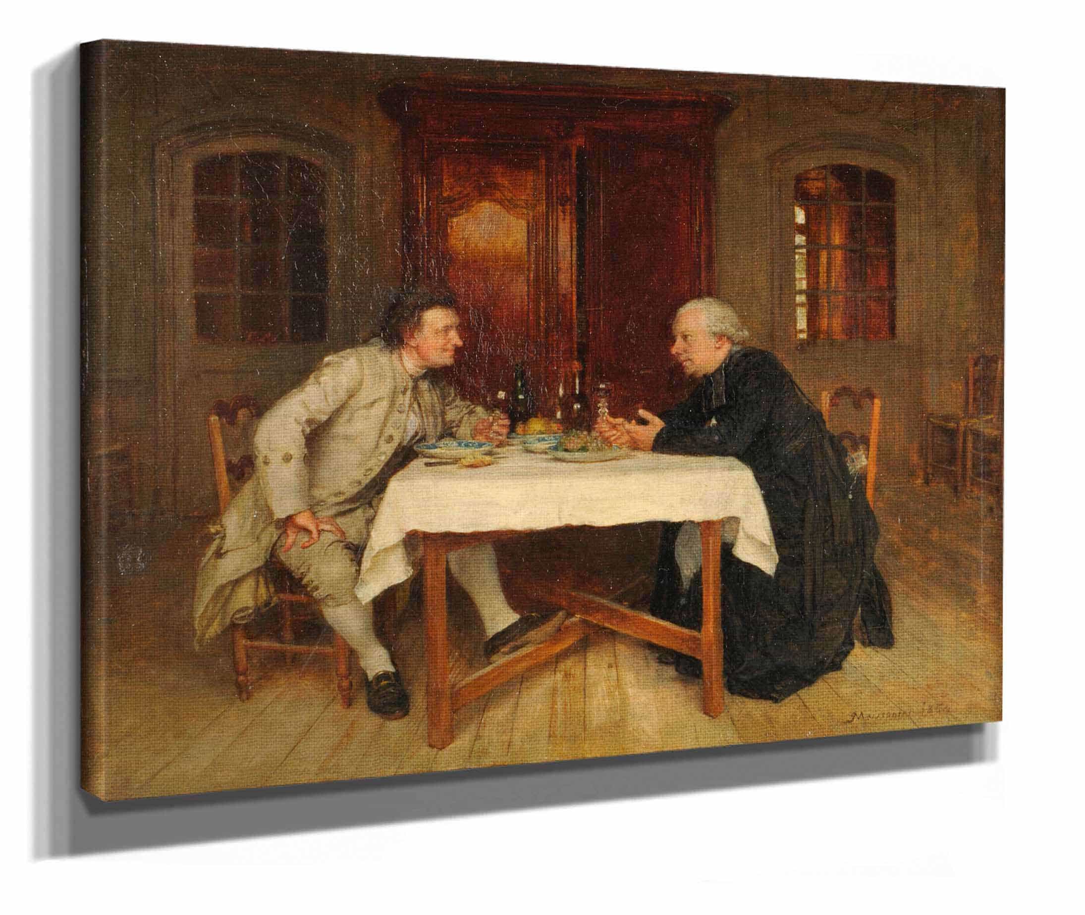Le Vin Du Cure by Ernest Meissonier