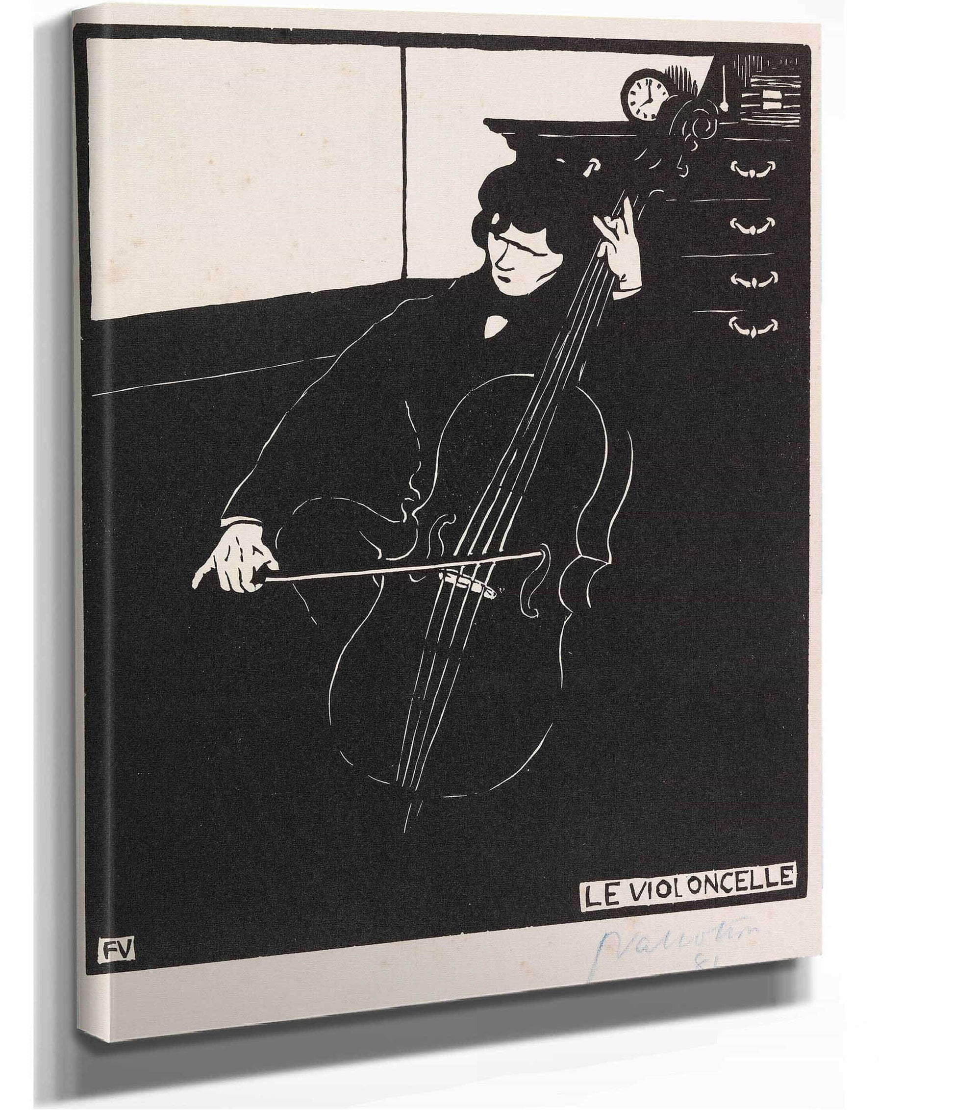 Le Violoncelle Instruments De Musique I by Felix Vallotton