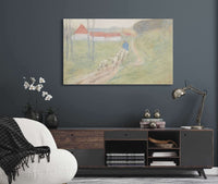 Leading The Sheep by Frederick Carl Frieseke