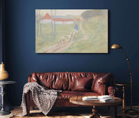 Leading The Sheep by Frederick Carl Frieseke