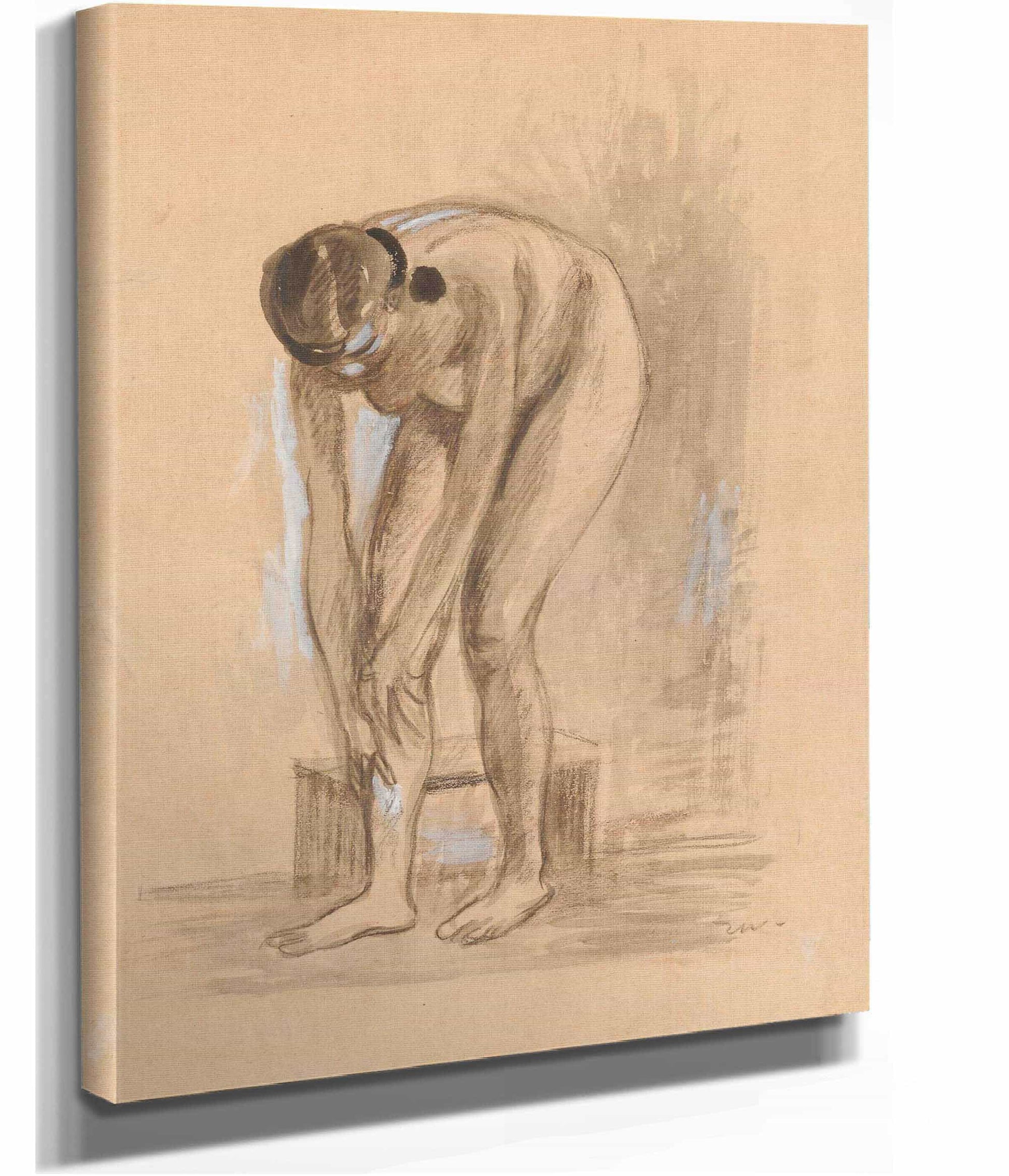 Leaning Nude I by Zygmunt Waliszewski