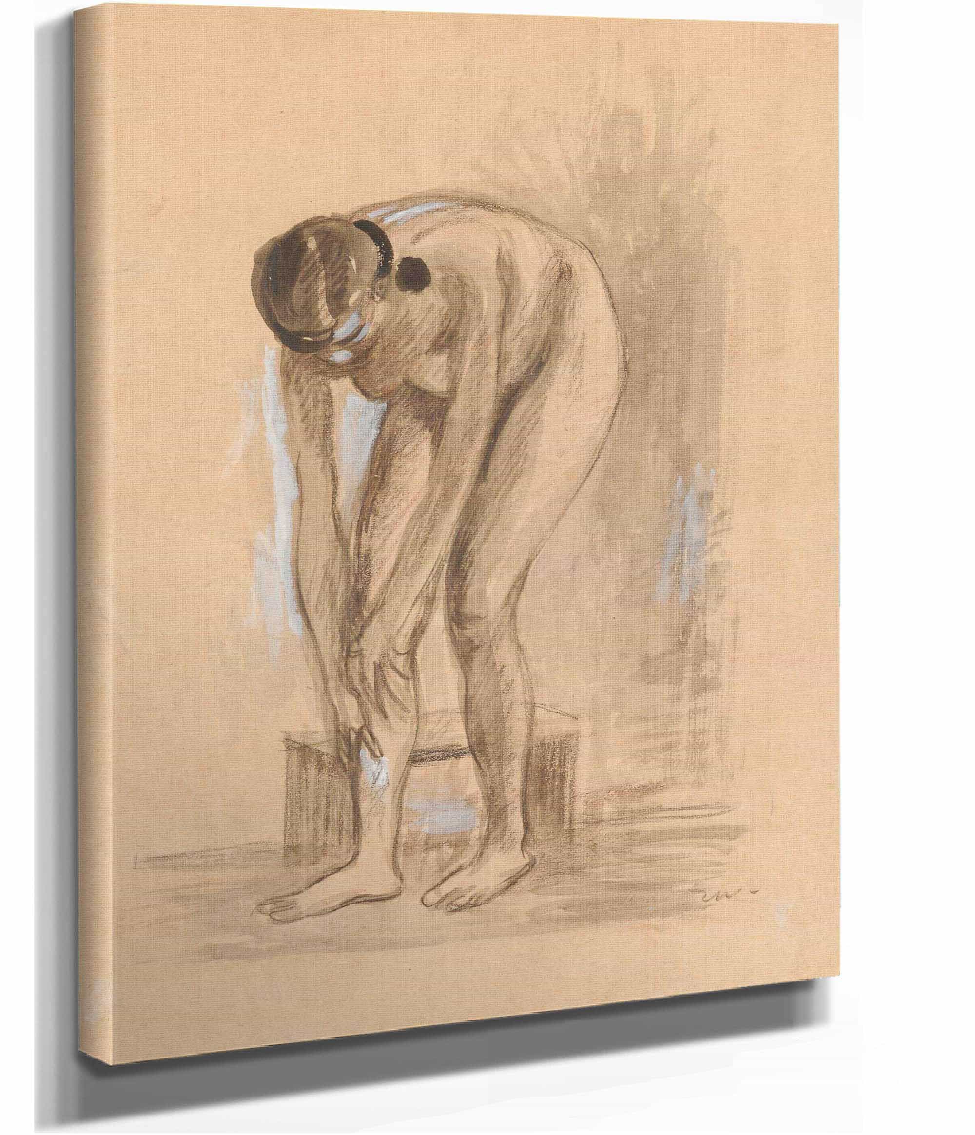Leaning Nude I by Zygmunt Waliszewski