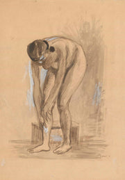 Leaning Nude I by Zygmunt Waliszewski