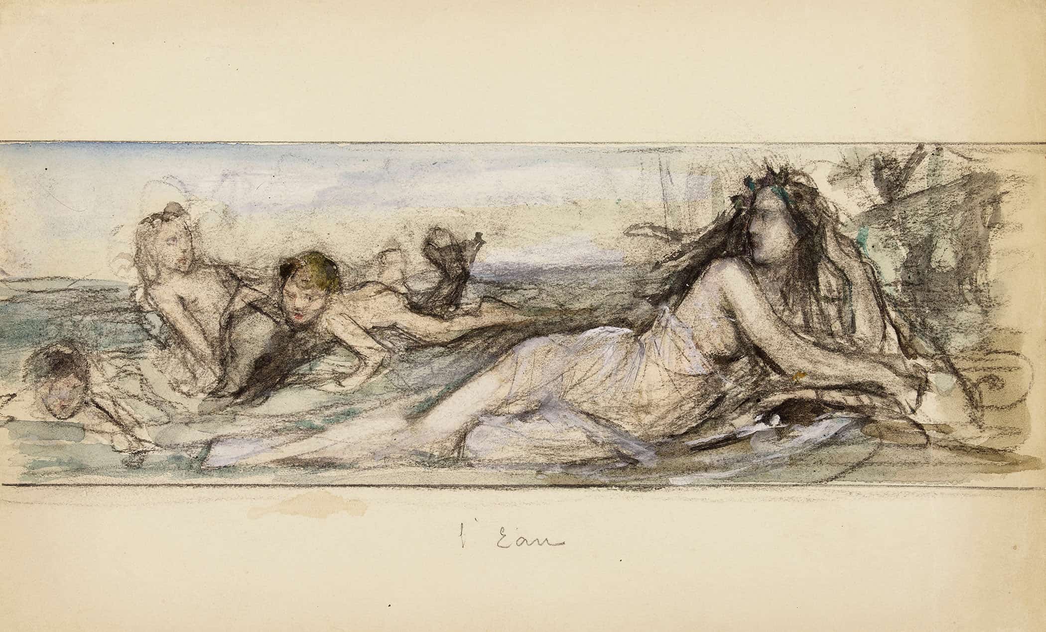 Leau by Leon Francois Comerre
