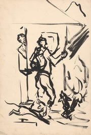Leaving For A Hunt by Arnold Peter Weisz Kubincan