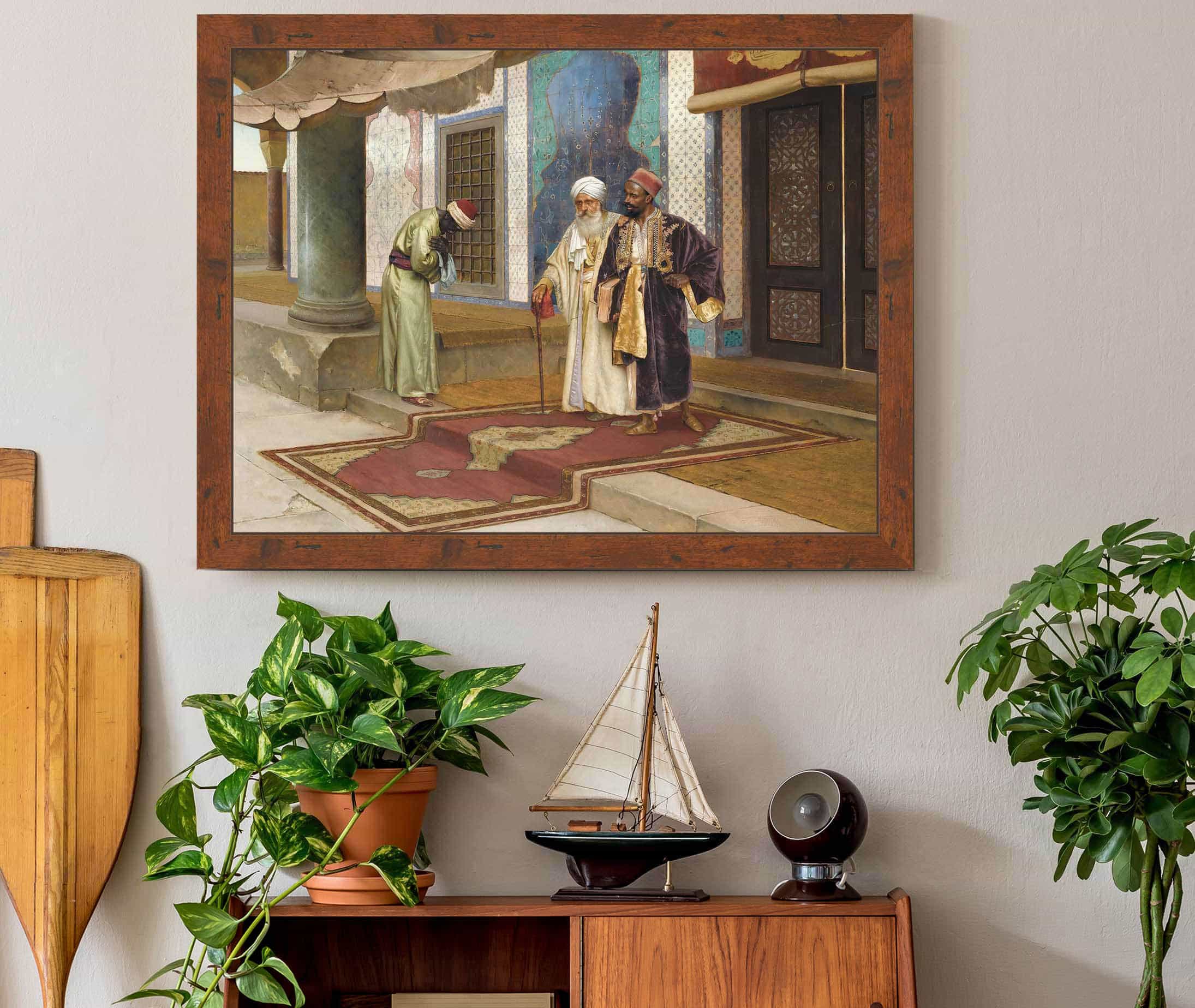 Leaving The Mosque by Rudolf Ernst