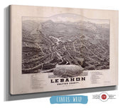 Lebanon Grafton County Nh 1884 State of New Hampshire