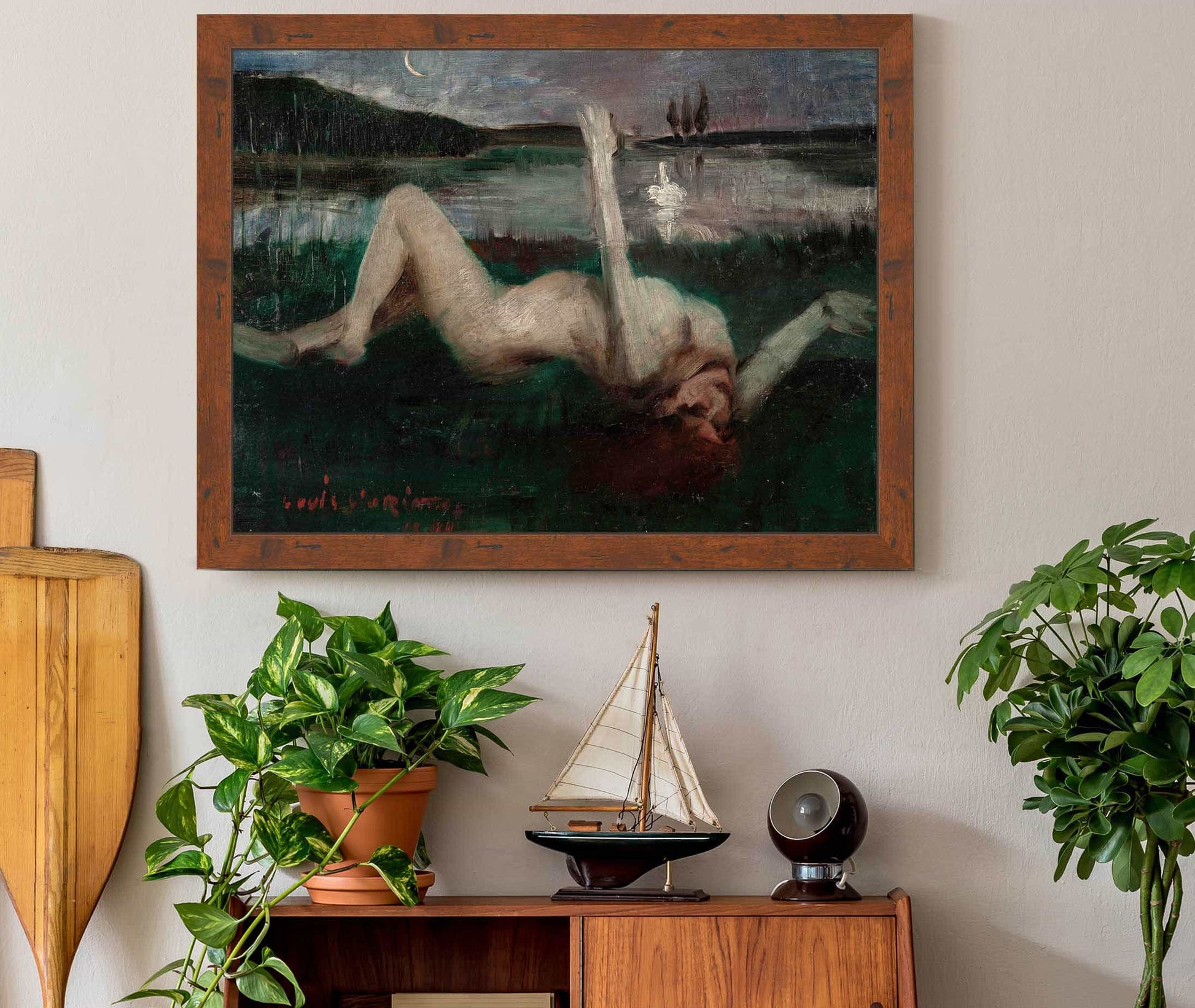 Leda by Lovis Corinth