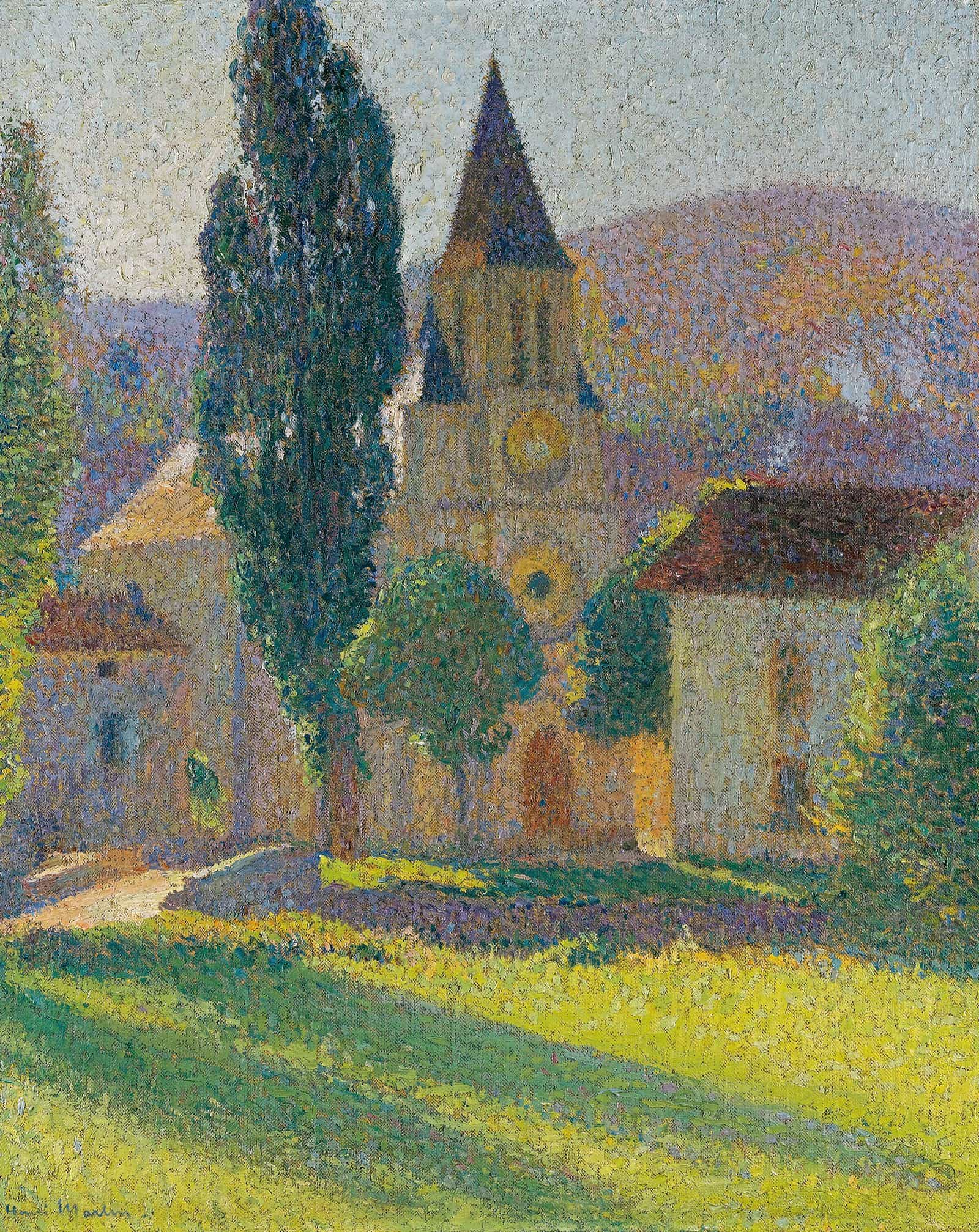Leglise De Labastide Du Vert by Henri Martin