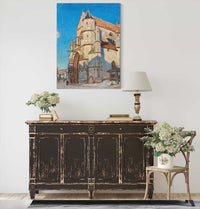 Leglise De Moret Le Soir by Alfred Sisley