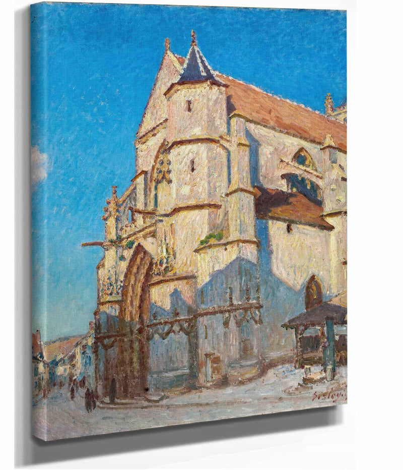 Leglise De Moret Le Soir by Alfred Sisley