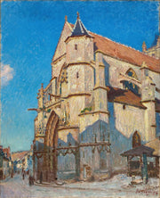 Leglise De Moret Le Soir by Alfred Sisley