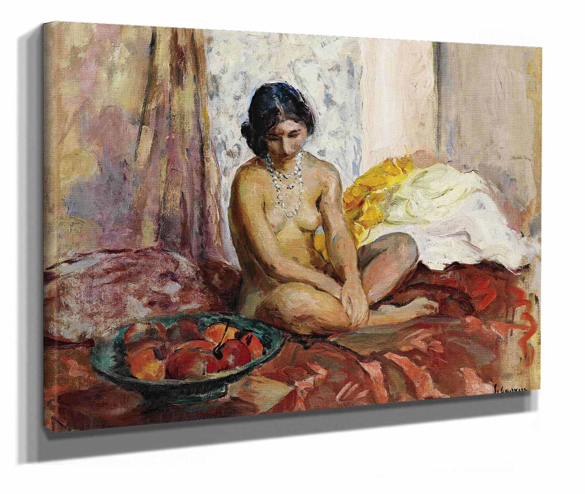 Legyptienne Au Plateau De Fruits by Henri Lebasque