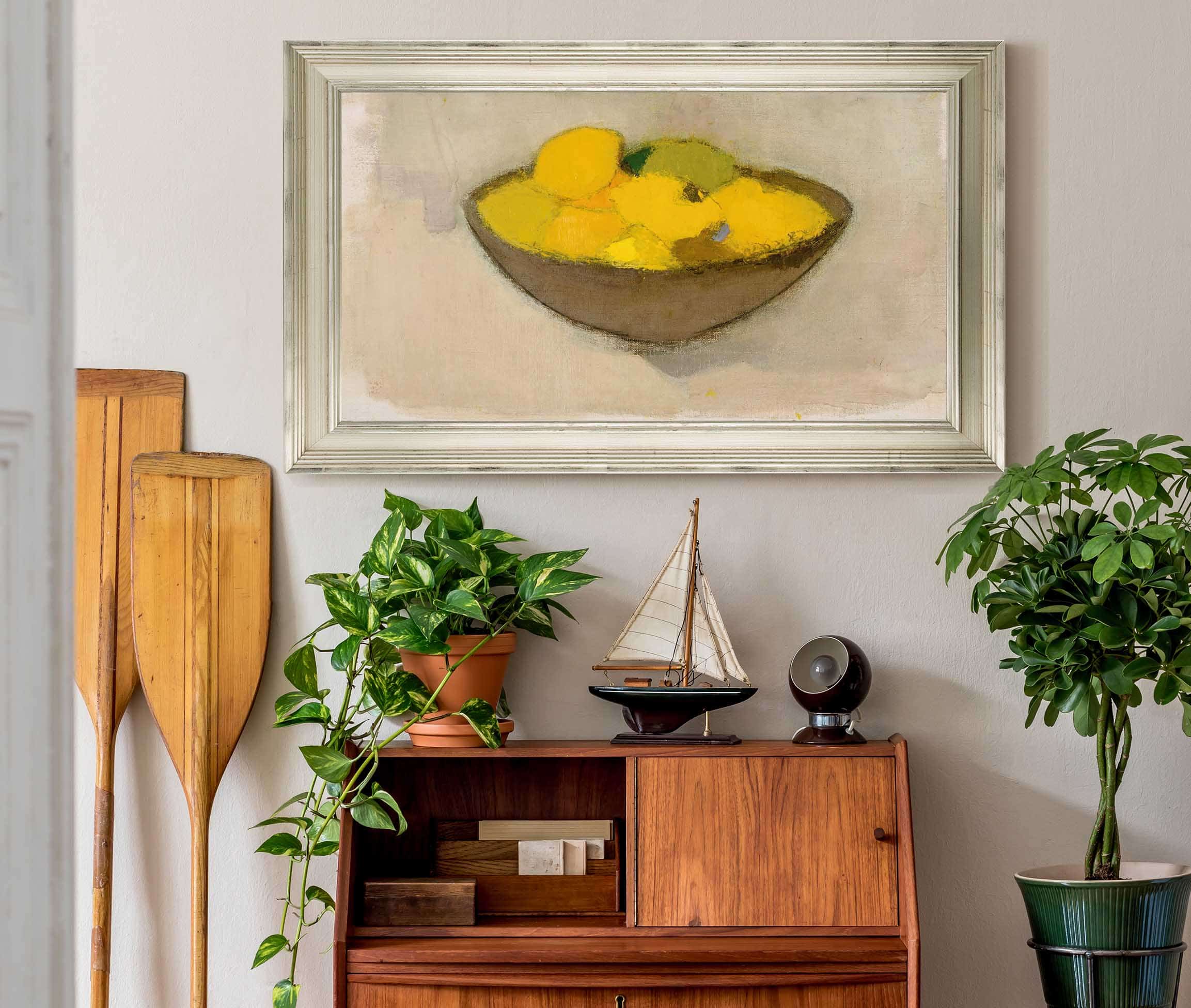 Lemons In A Bowl by Helene Schjerfbeck