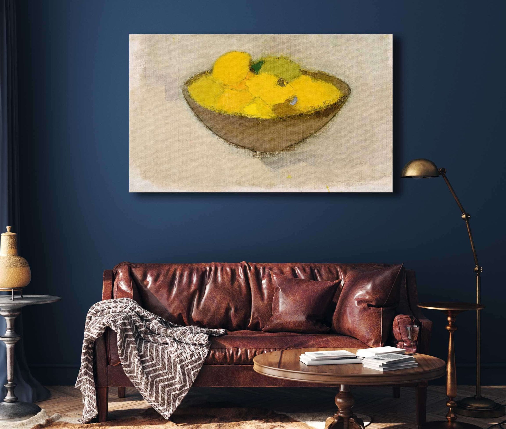 Lemons In A Bowl by Helene Schjerfbeck